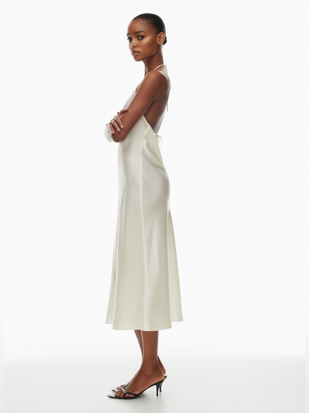 Aritzia 100% silk slip dress